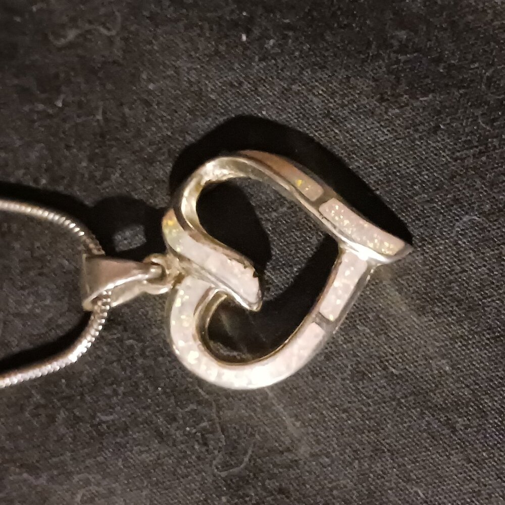 Sterling Silver and Opal necklace